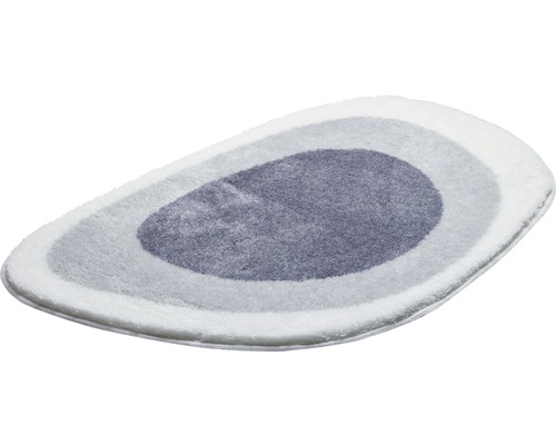 Oválna kúpeľňová predložka s viacfarebným dizajnom