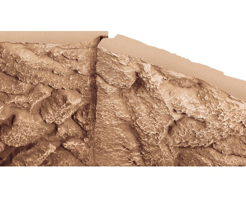 Detailný záber skalnej steny pre akváriá a teráriá