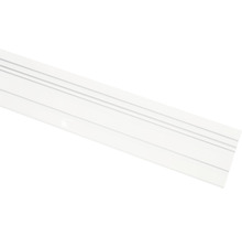 Koľajnica na záclony 3 drážky biela 250 cm