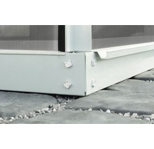 Skleník Vitavia Uranus 9900 polykarbonát 6 mm 257x383 cm hliník vr. základového rámu