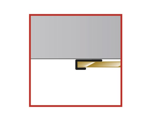 Zobrazenie okenného profilu s tesnením