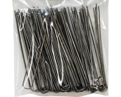 Balenie kovových spôn na upevnenie záhradnej textílie