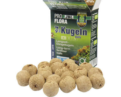 JBL ProFlora 7 plus 13 Guľôčky dlhodobé hnojivo pre akvarijné rastliny