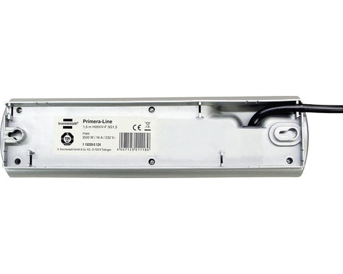 Zadná strana zásuvkovej lišty Brennstuhl Primera-Line