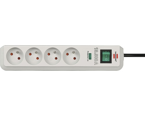 Predlžovací kábel so štyrmi zásuvkami a vypínačom