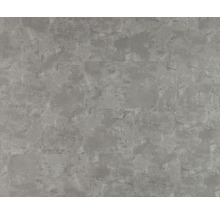 Sivé vinylové podlahové dlaždice s betónovým vzhľadom.