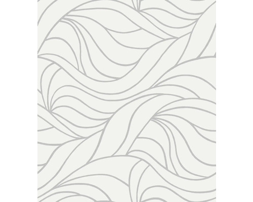 Samolepiaca fólia d-c-fix® Antwerpen statická biela 45x150 cm Tapeta s abstraktným vlnovým vzorom