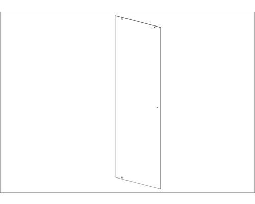 Sklenené dvere rovné Aurlane BSP136_6 na sprchový box CAB136