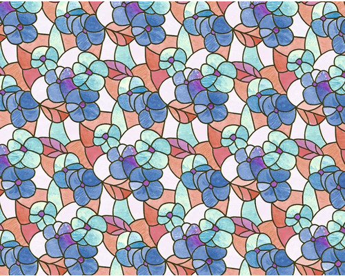 Dekoračná fólia s kvetinovým vzorom