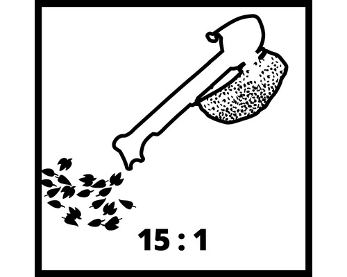 Symbol pre urýchlenie kompostovania 15:1