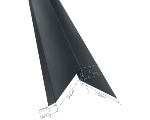 Strešný uhol s rozmermi