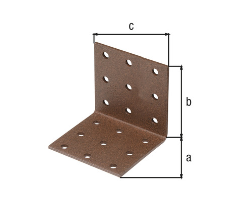 Uholník s otvormi a rozmermi