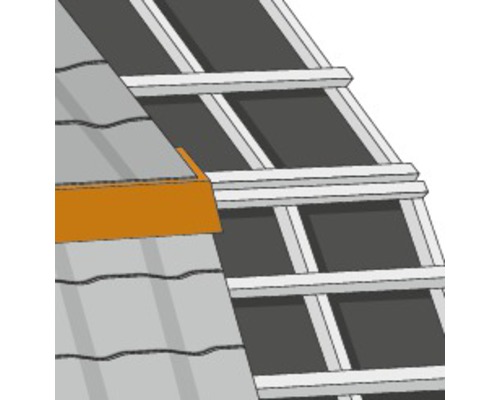 Konštrukcia strechy so strešnou krytinou a hrebeňovou doskou