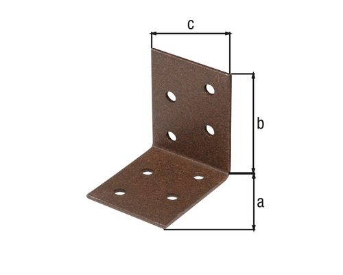 Rohová spojka s otvormi na upevnenie