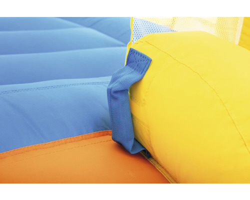 Detail nafukovacieho herného centra s držadlom