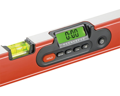 Digitálna vodováha s displejom a libelou