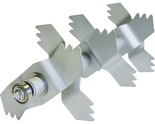 Prevzdušňovací nôž s ložiskom pre záhradné náradie