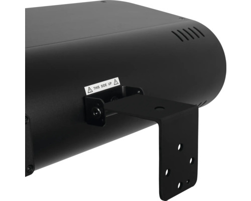 Detail infračerveného ohrievača s montážnym držiakom