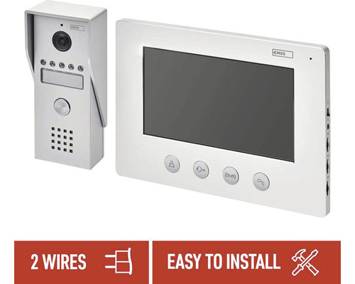 Video vrátnik so systémom kamery a displeja