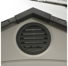 Detail záhradného domčeka s ventiláciou