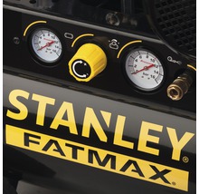 Kompresor Stanley Fatmax s ukazovateľom tlaku a nastavovacím gombíkom