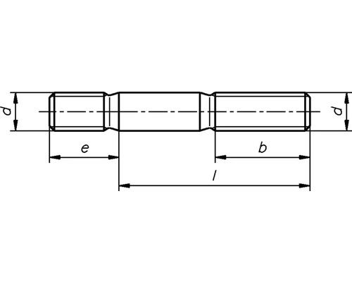 Technický nákres skrutky s rozmermi