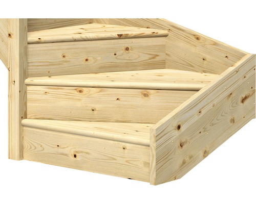 Drevené schodisko zo smreku