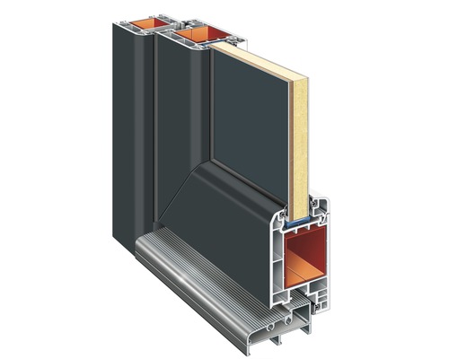 Rez dverami s rámom