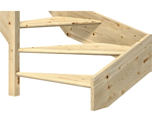 Priestorovo úsporné schodisko z dreva