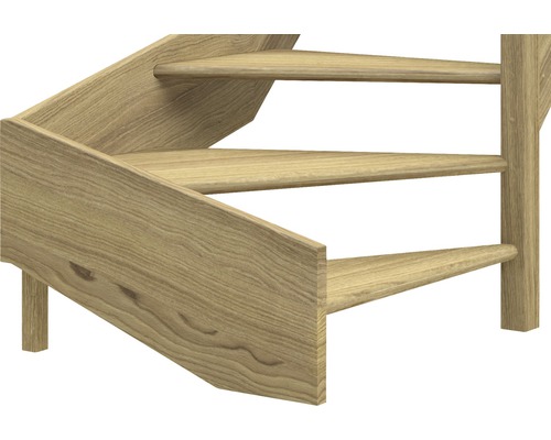 Detail dreveného schodiska