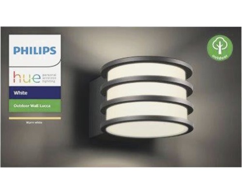 Vonkajšie nástenné svietidlo Philips Hue Lucca LED
