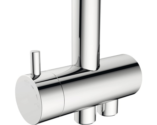 Nástenný sprchový termostat z kovu