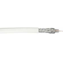Koaxiálny kábel SD 90 1x1,0mm² biely 15 m-thumb-0