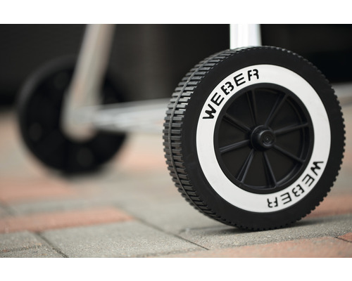 Koliesko grilu Weber pre jednoduchú prepravu