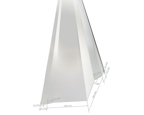 Plastový ukončovací profil s rozmermi pre domácich majstrov