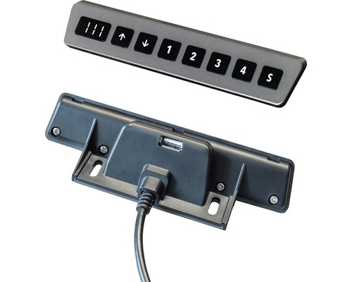 Ovládací panel pre výškovo nastaviteľný stôl s USB portom