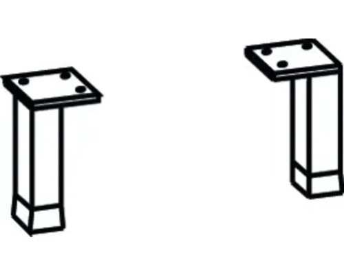 Dve nábytkové nohy na montáž