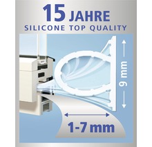 Silikónové tesnenie na okná tesa biele 6 m-thumb-2