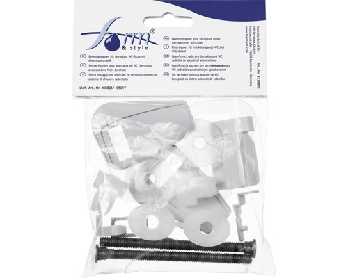 Upevňovacia súprava pre WC sedadlá