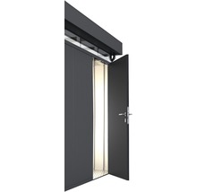 Prídavné dvere pre záhradné domčeky Biohort CasaNova 95x200 cm pravé tmavosivé metalické-thumb-0