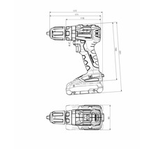 Aku vŕtačka s príklepom Metabo SB 18 L BL-thumb-1