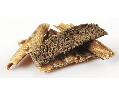 Maškrta pre psy zo sušených hovädzích držiek