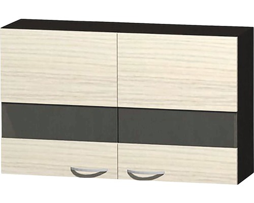 Závesná kuchynská skrinka so štyrmi dvierkami