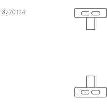 Spojovací diel pre tesniace pásy