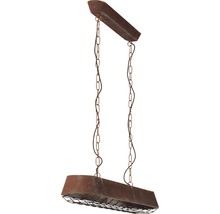Luster Brilliant Alvera E27 4x60 W 115 cm farba hrdze