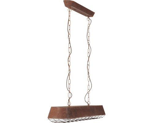 Závesné svietidlo s reťazovým závesom a kovovým tienidlom