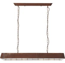 Luster Brilliant Alvera E27 4x60 W 115 cm farba hrdze