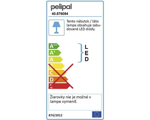 Energetický štítok s informáciami o LED svetlách