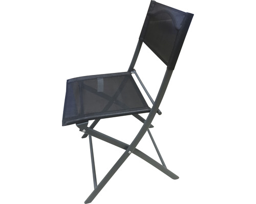 Skladacia stolička s textilným sedadlom a operadlom