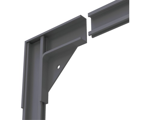 Rohový spoj oceľového nosníka s otvorom pre oceľové konštrukcie